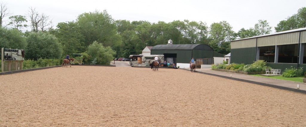 Carl Hester uses Trojan Dressage Turf for his dressage arena surface